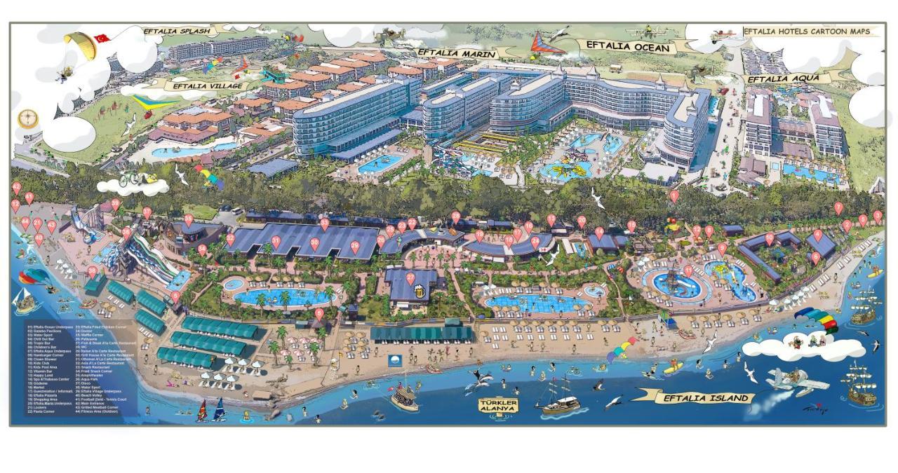 Eftalia Marin Resort Turkler Kültér fotó